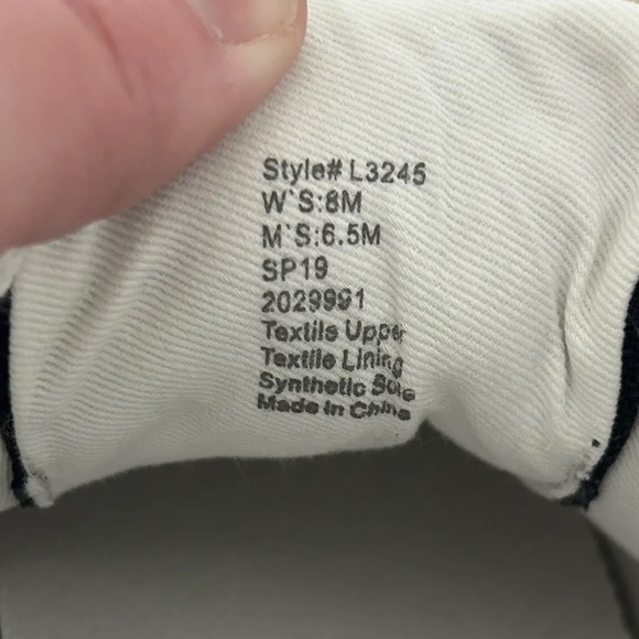 Madewell Rainbow Stripe Canvas Lace Up Trainers - Picture 9 of 10